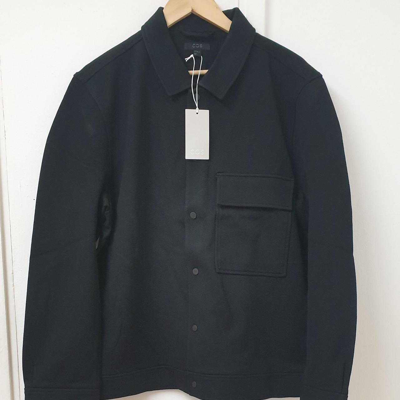 COS Coat Black EUR XL #cos #coat #designer... - Depop