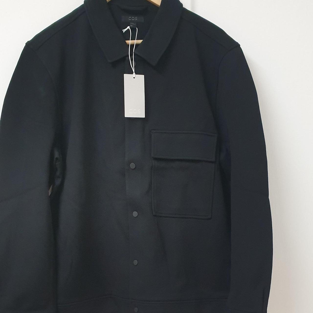 COS Coat Black EUR XL #cos #coat #designer... - Depop