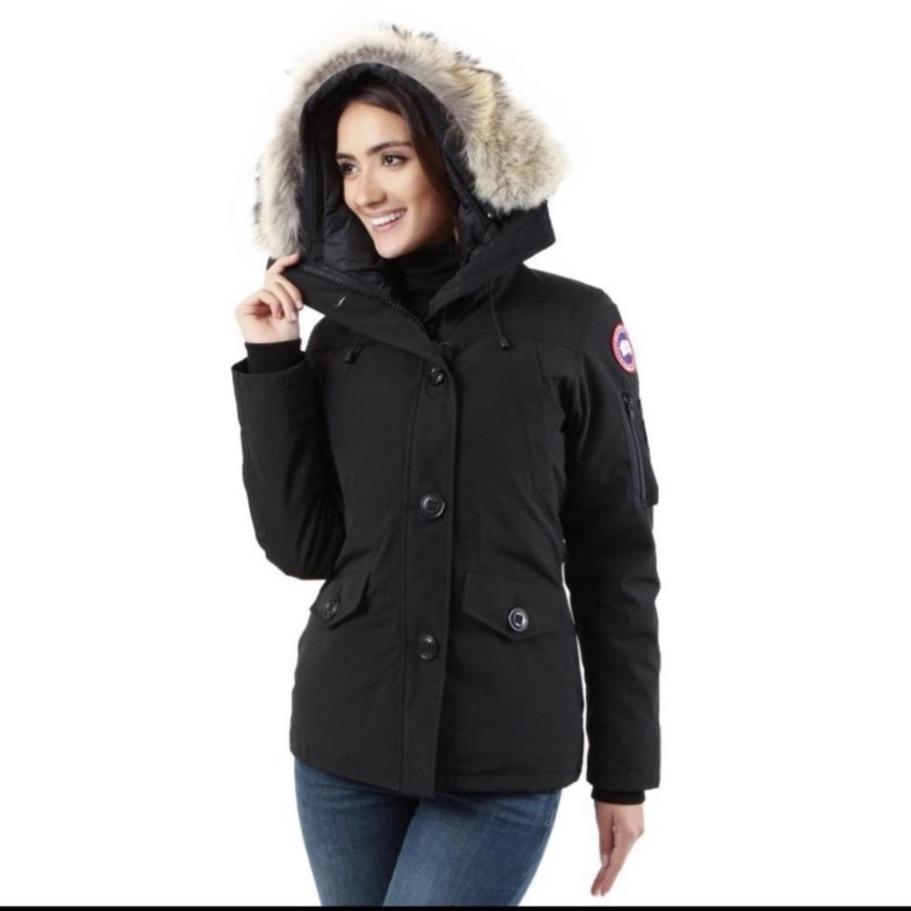 Canada Goose• Women's Montebello Parka Black Hooded... - Depop