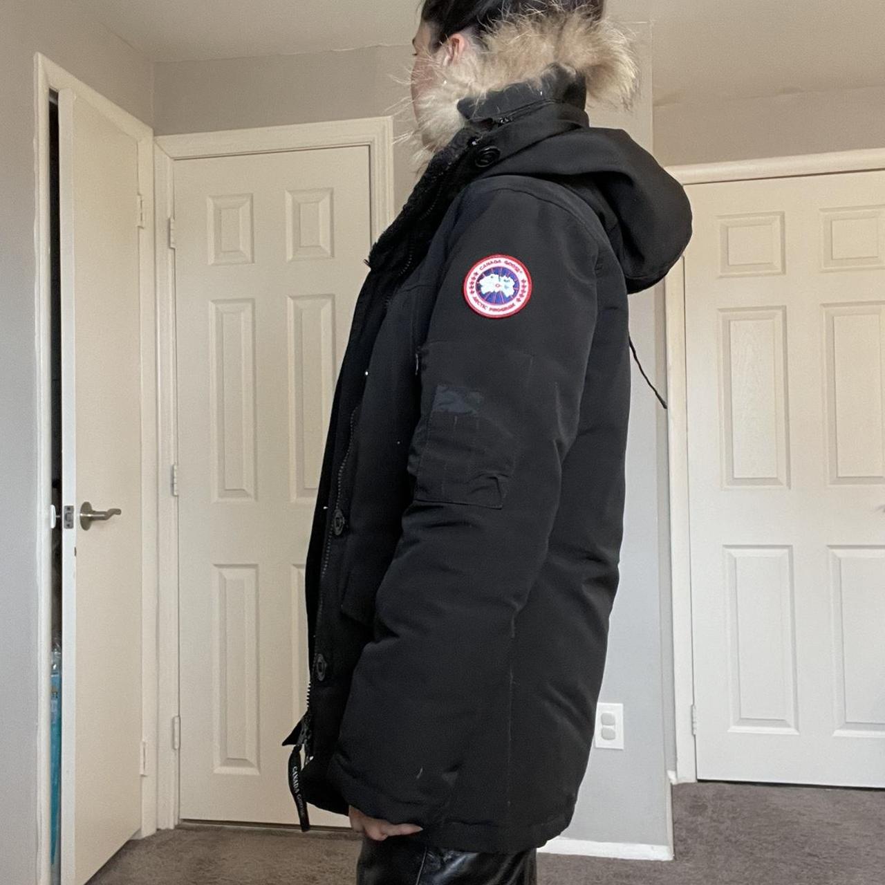 Canada Goose• Women's Montebello Parka Black Hooded... Depop