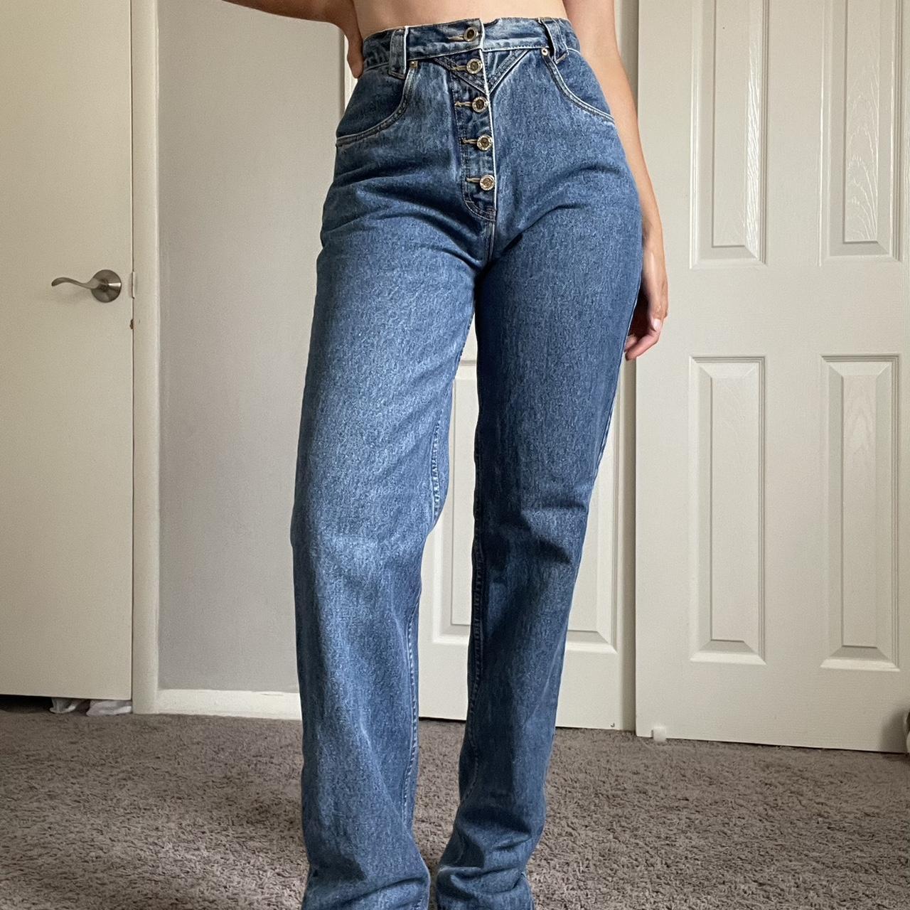 Vintage Women's Rockies Western High Waist Jeans - Depop