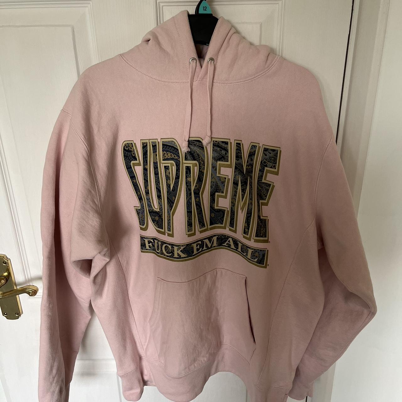 Supreme FW17 - Hooded Waffle Ringer Pullover Hoodie.... - Depop