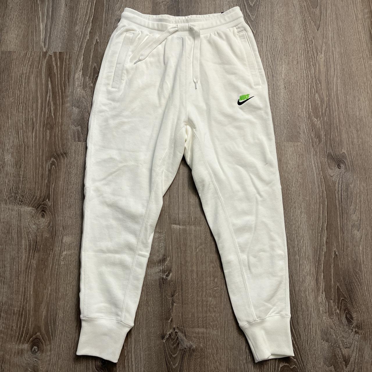 mens nike white sweatpants