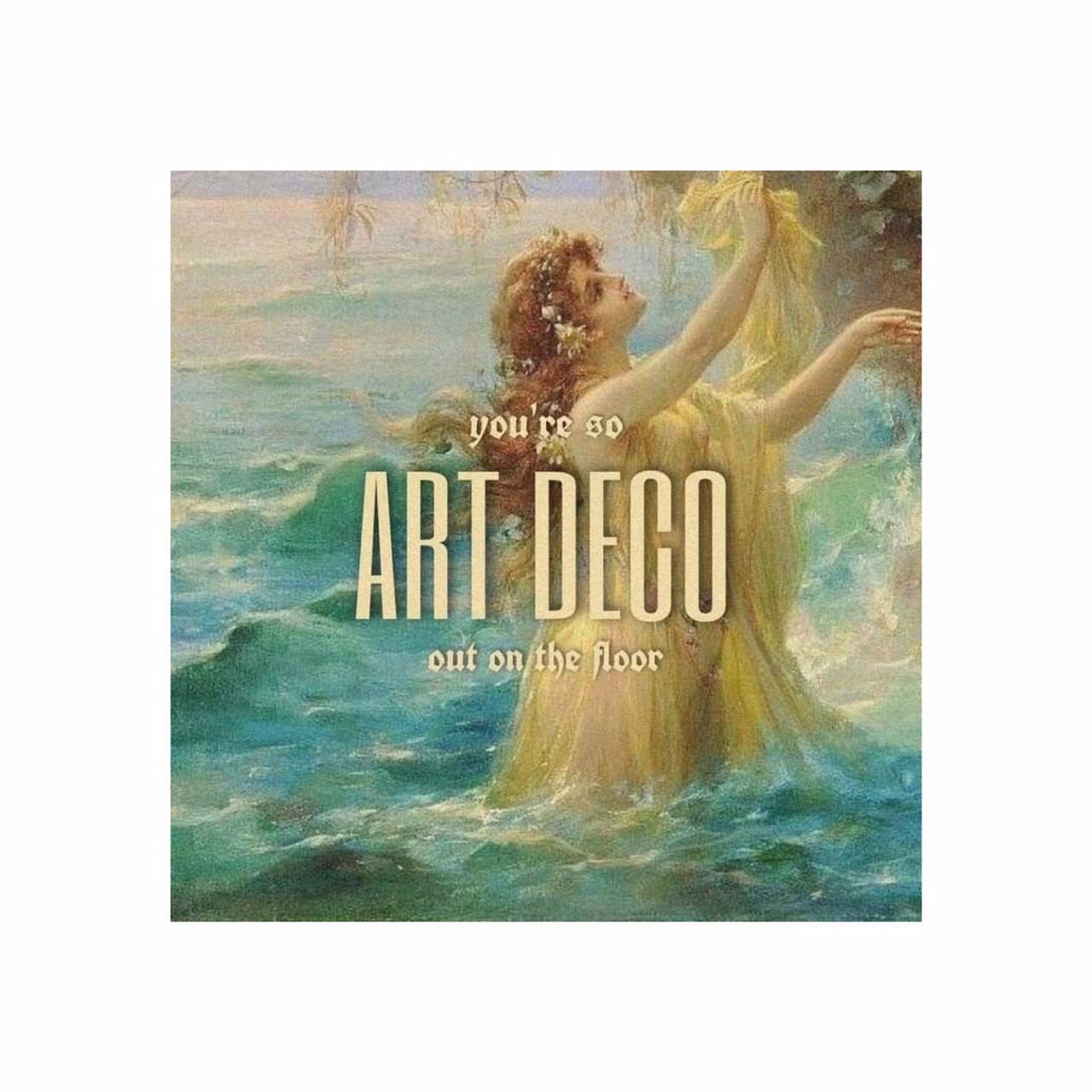 Art Deco Lana del rey honeymoon poster lanadelrey... Depop
