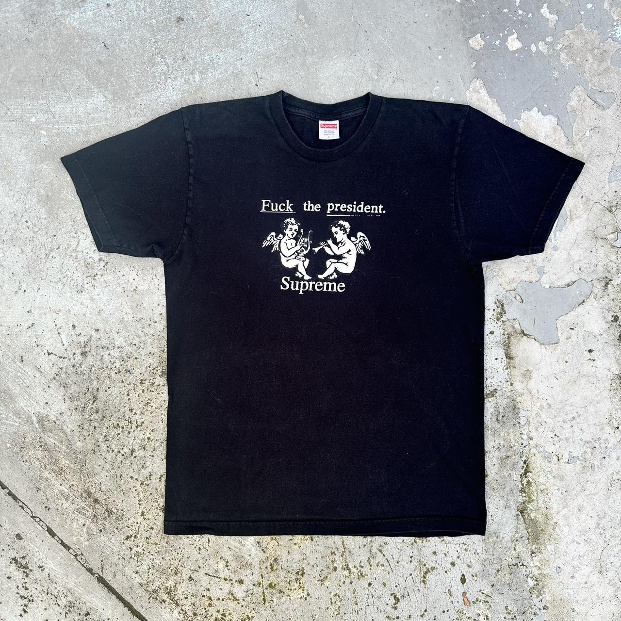 トップス supreme 17ss Fuck the president Supreme Fuck The President T-shirt Black (SS17) - 0riginalFeet