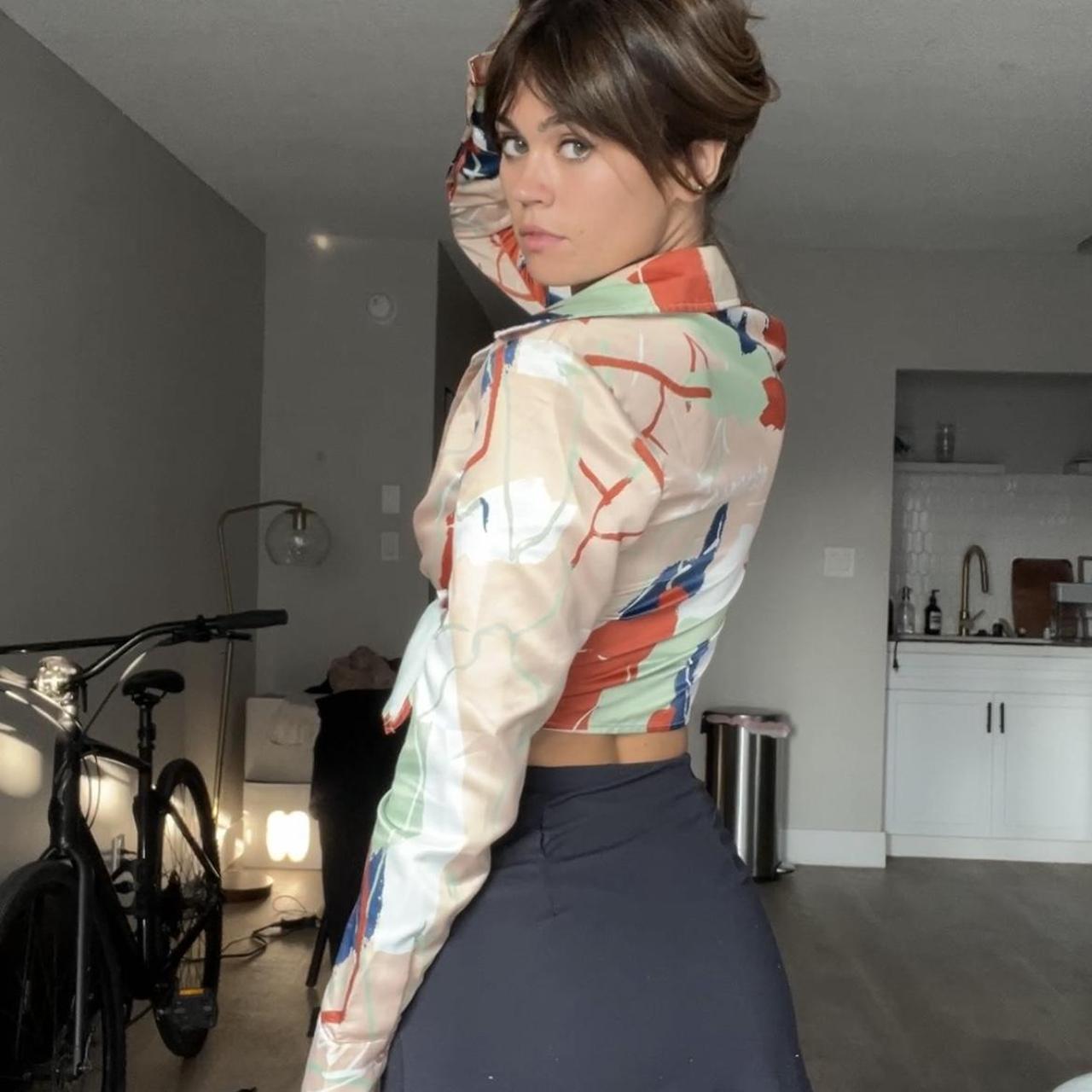 Wrap top from Emily Ratajkowski's brand Depop