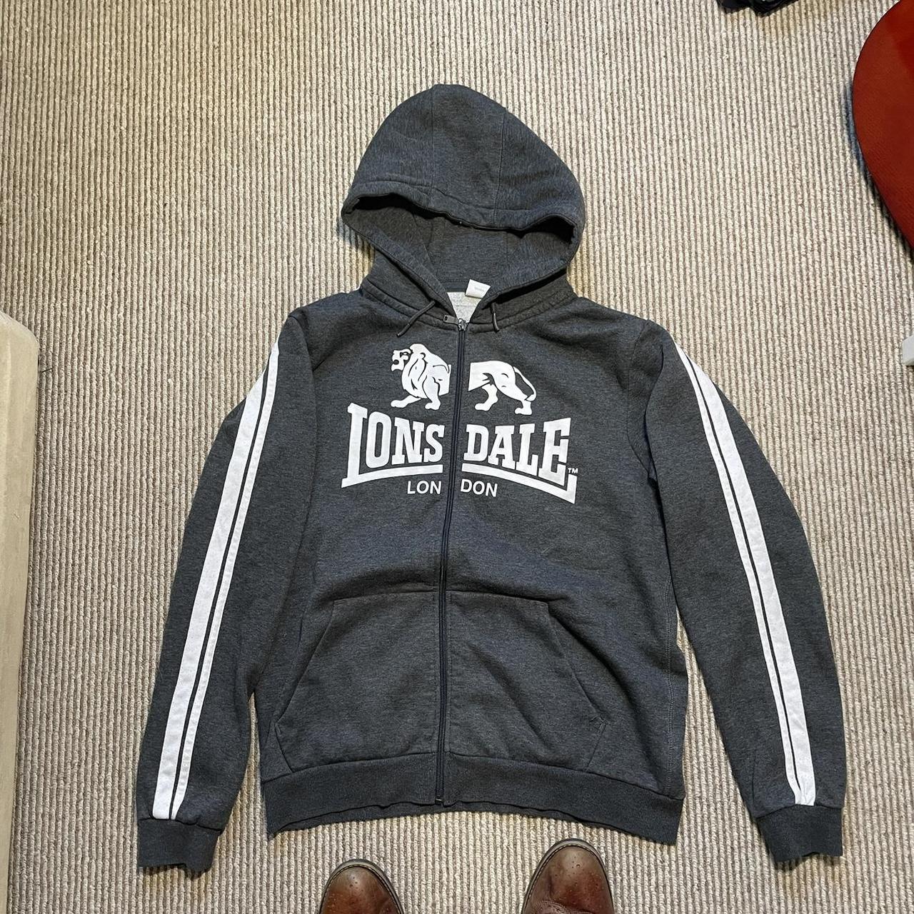 Hoodie lonsdale navy online