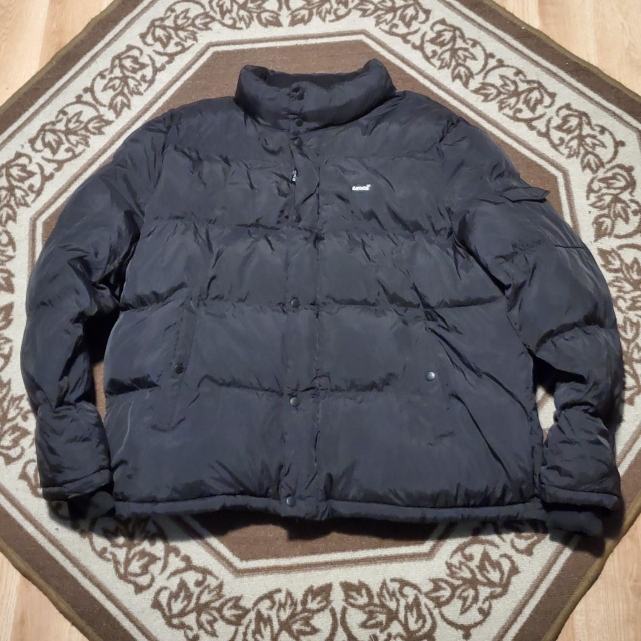 -LEVIS WATER RESISTANT PUFFER COAT -COURDOROY... - Depop