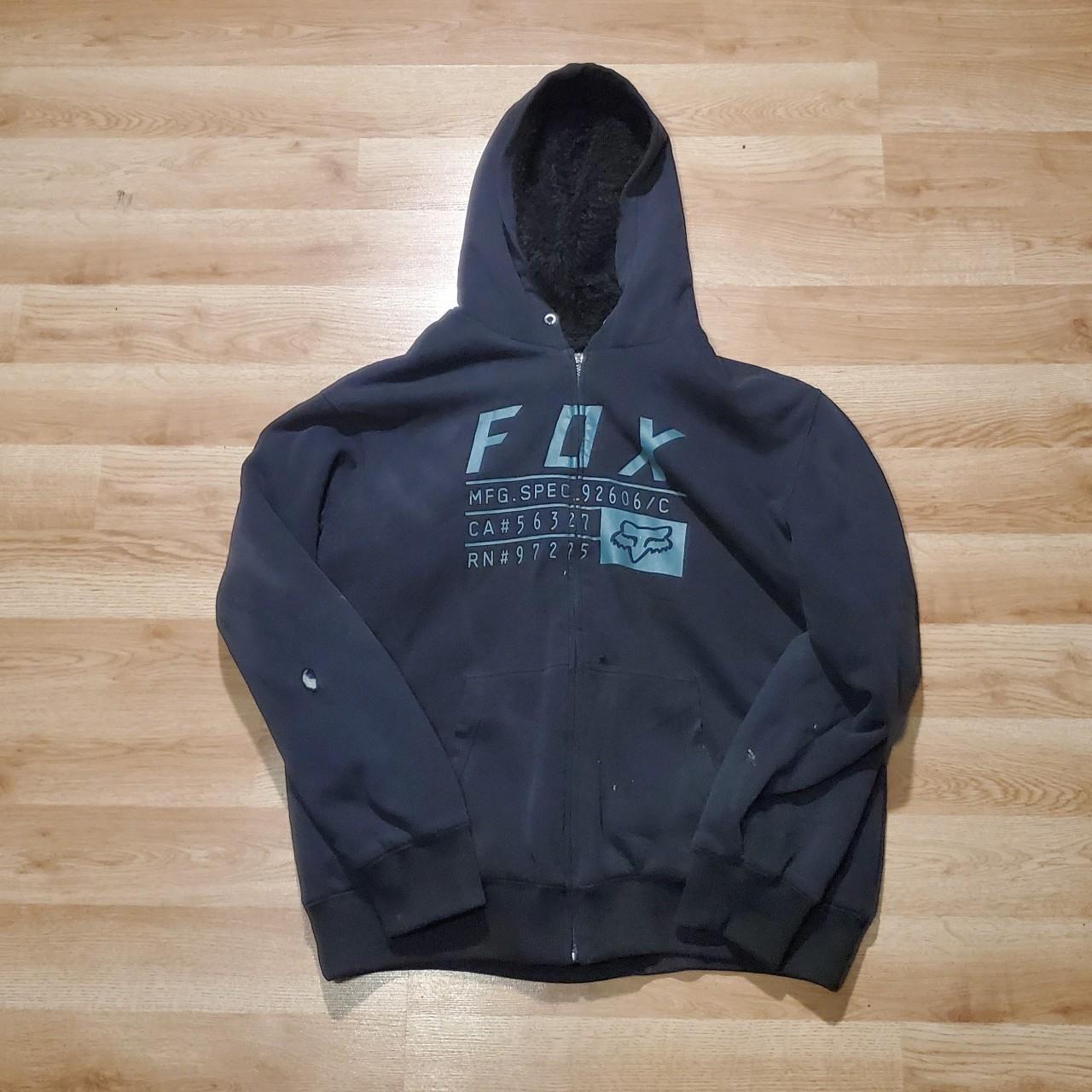 Fox fur lined hoodie online