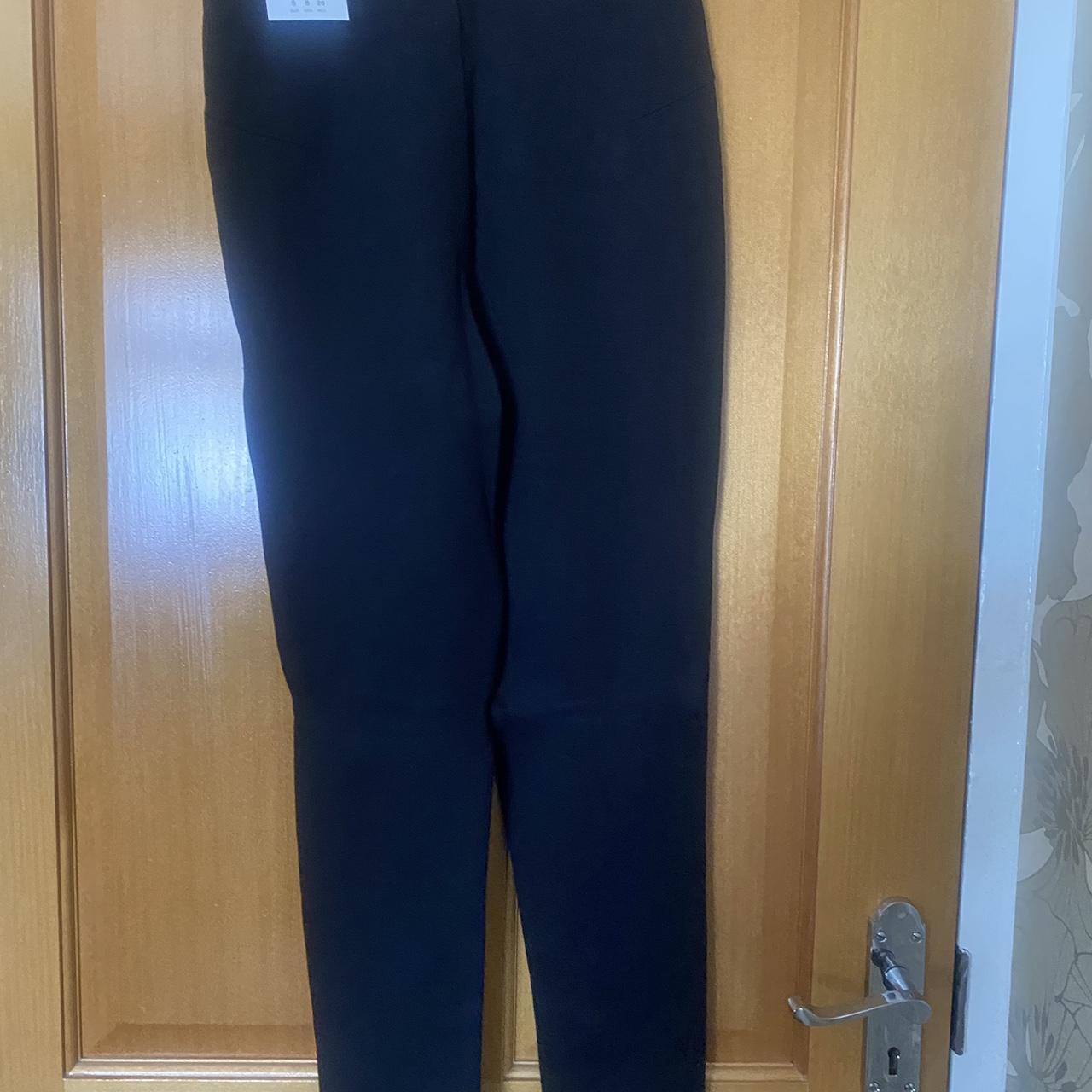 Zara high rise leggings with diamanté detail size... Depop