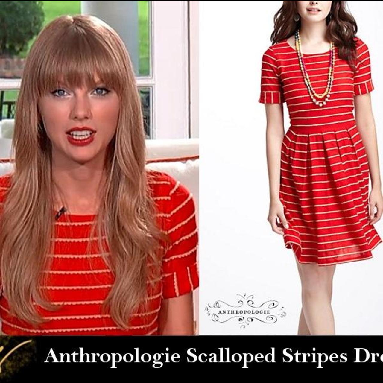 Taylor Swift Anthropologie Red Dress. This is the... - Depop