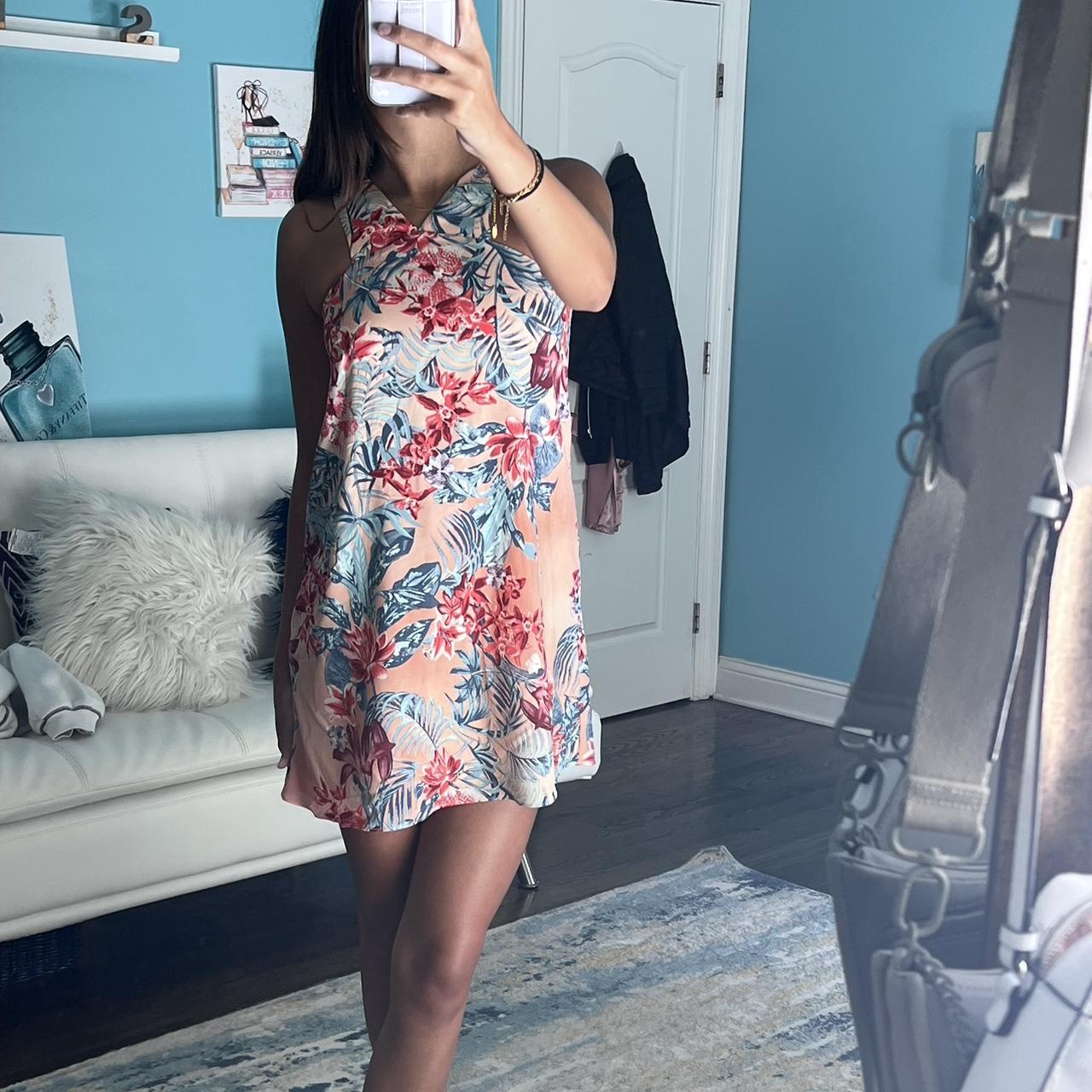 Bcbg flower dress best sale