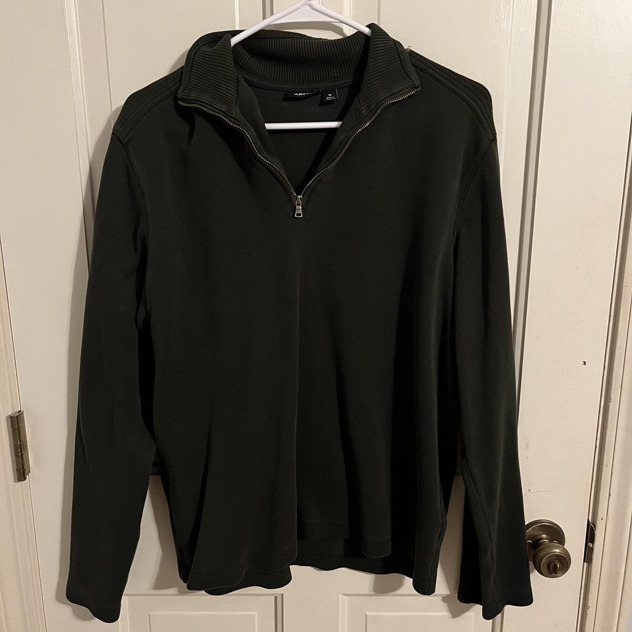 Dark Green Quarter Zip Brand- Apt. 9 Like... - Depop