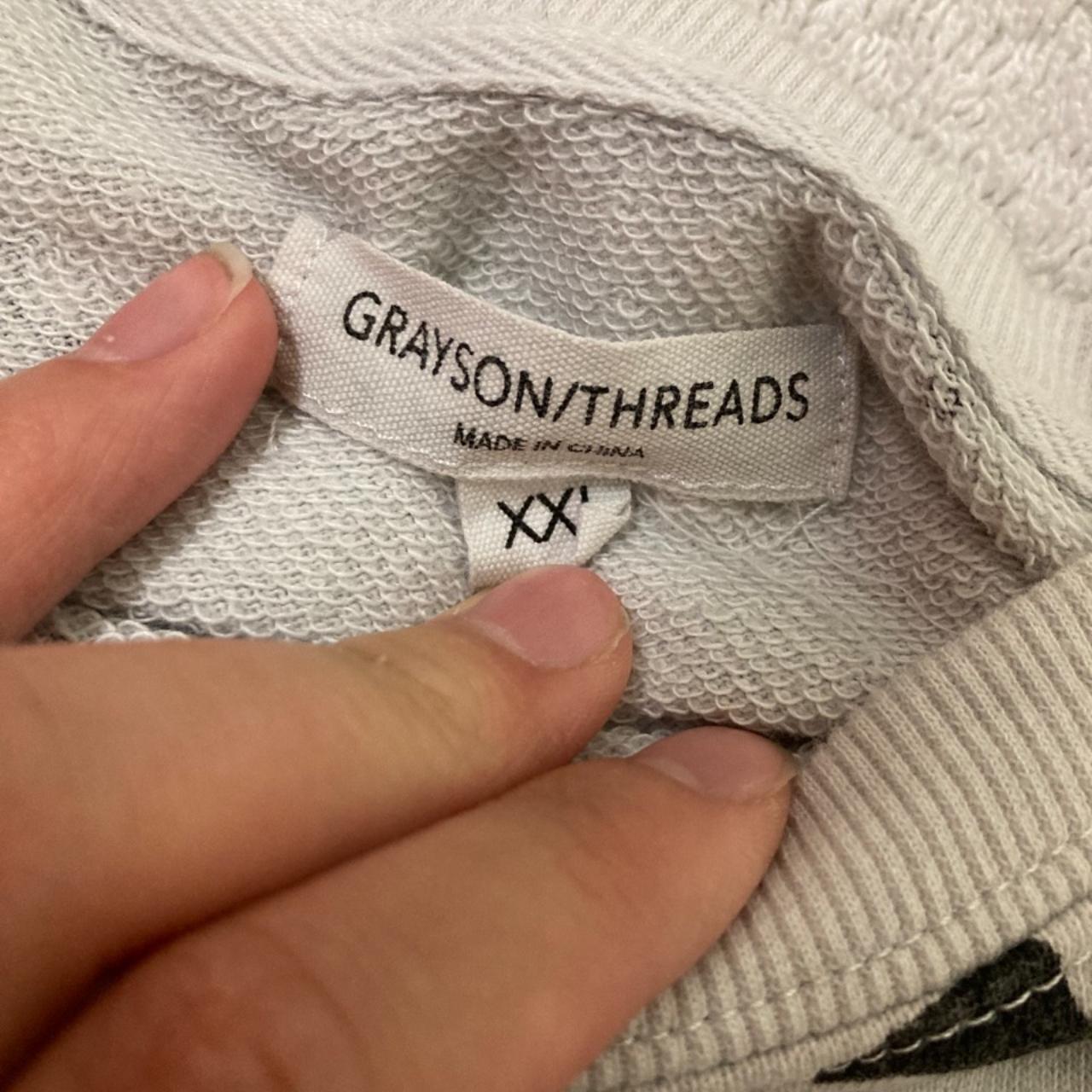 Grayson Threads Black Women's Black and White Sweatshirt (2)