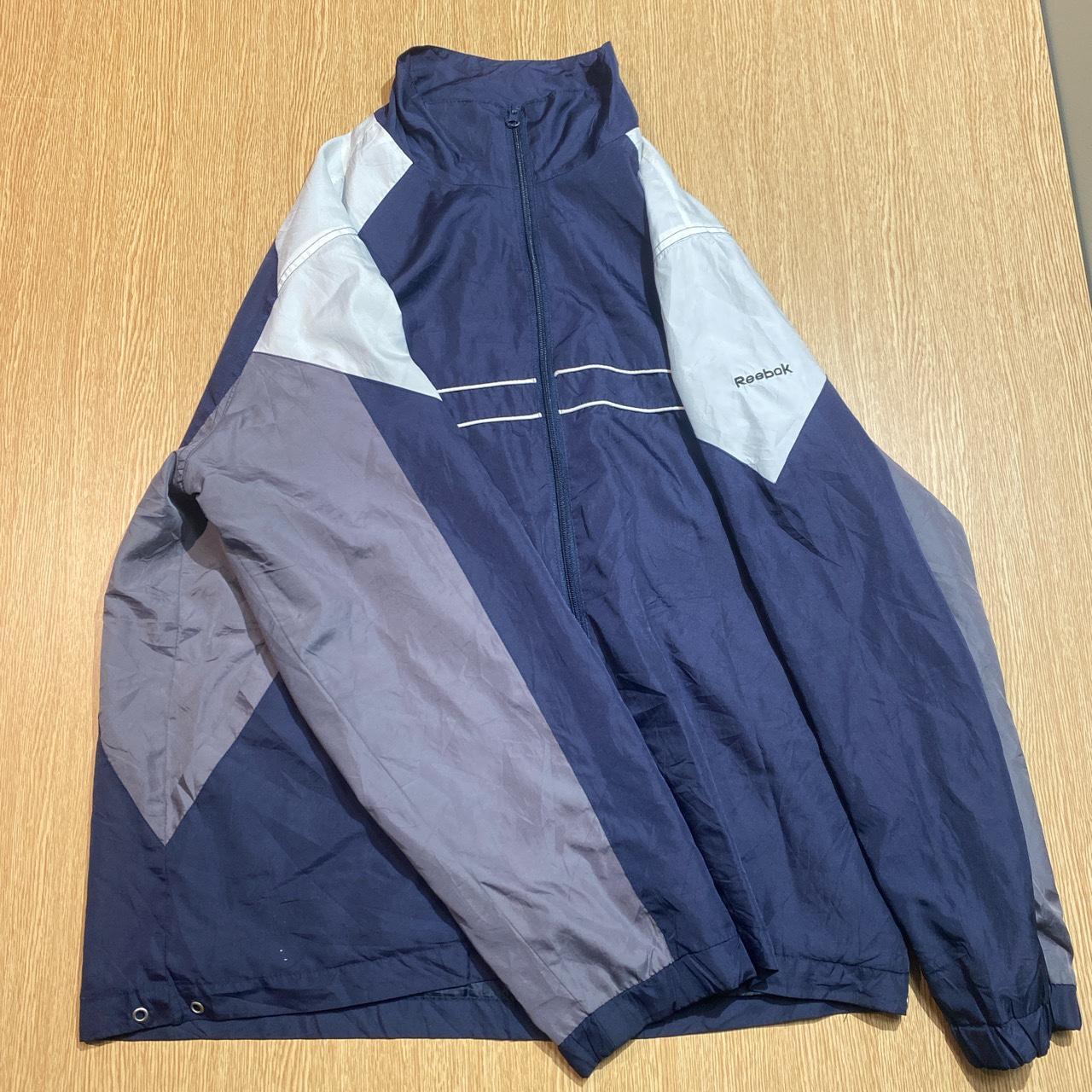 vintage reebok sports jacket, lightweight... Depop