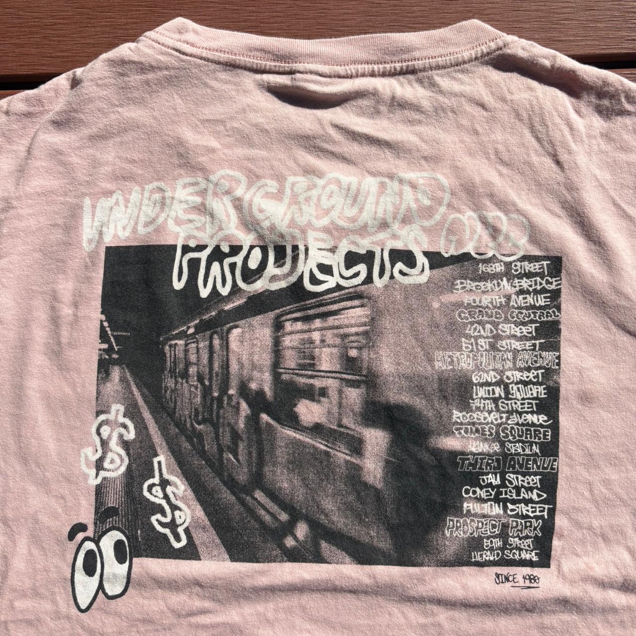Pink Underground Projects NYC streetwear tee Size... | Depop