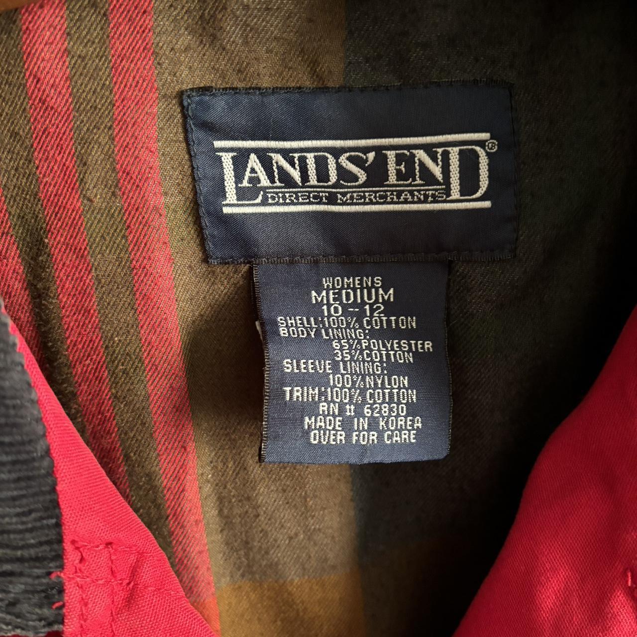 Lands End Chore Coat cherry red chore coat // lands... Depop