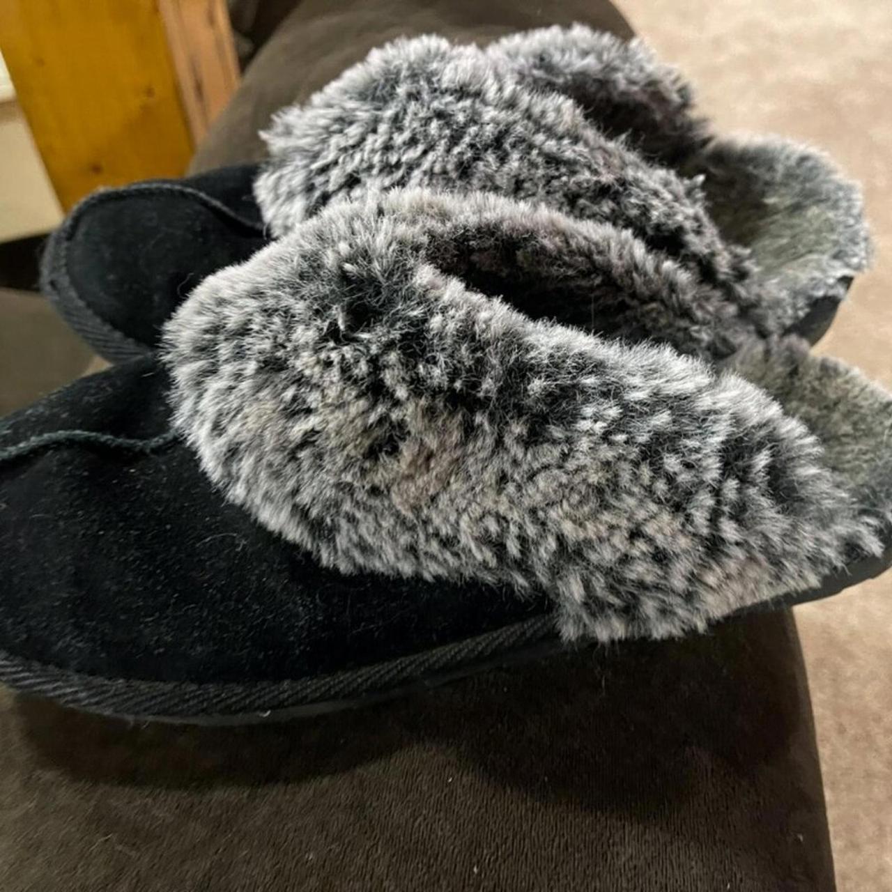 Source Unknown Women's Slides - Black/Silver - US… - image 3