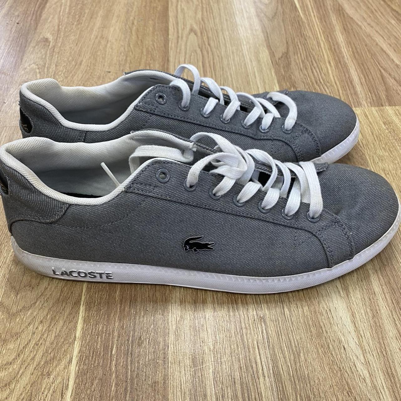 Lacoste Men's Grey Trainers | Depop