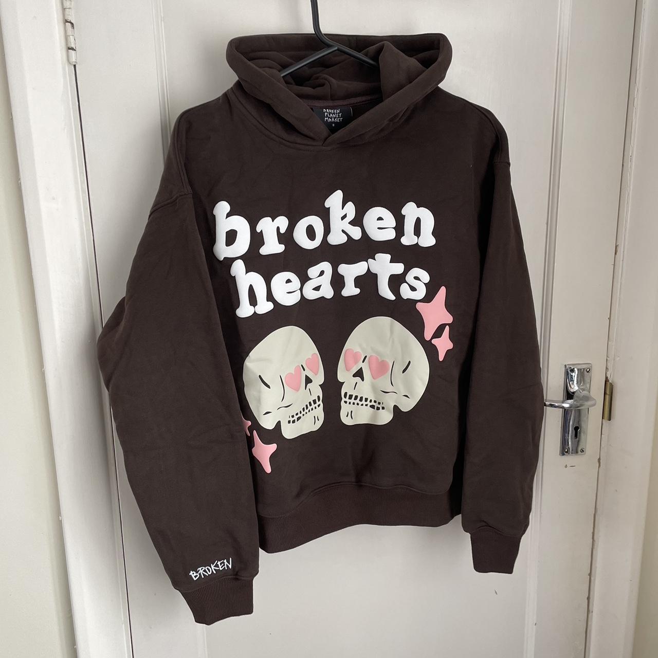 Broken planet-market-hoodie - Depop
