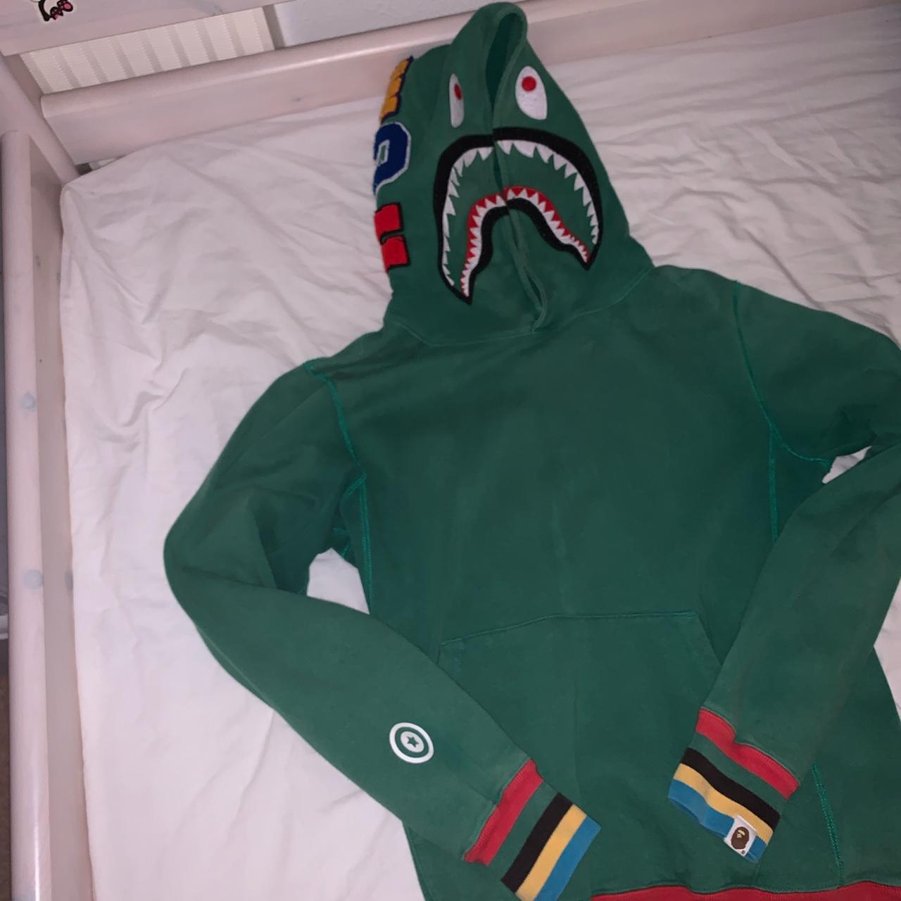 BAPE hoodie Size medium Authentic - Depop