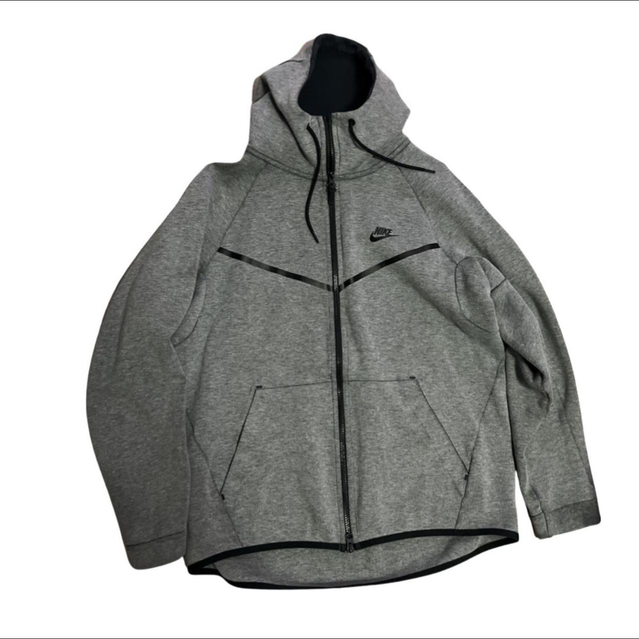 Nike Grey Tech Fleece Jacket If your interested... - Depop
