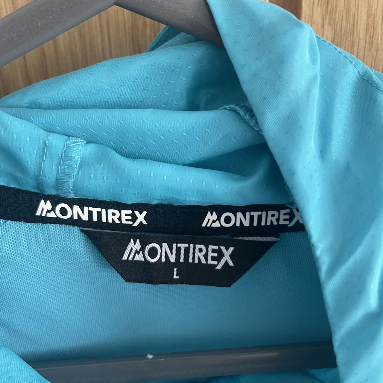 Montirex blue windbreaker jacket, worn once, perfect... - Depop