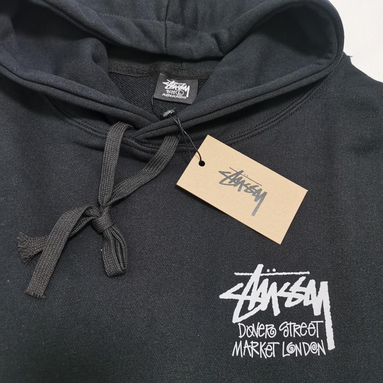 Stussy Hoodies Sweatshirts Black Slim fit with a... Depop