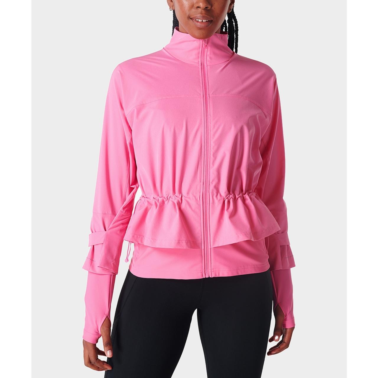 Pink running outlet jacket