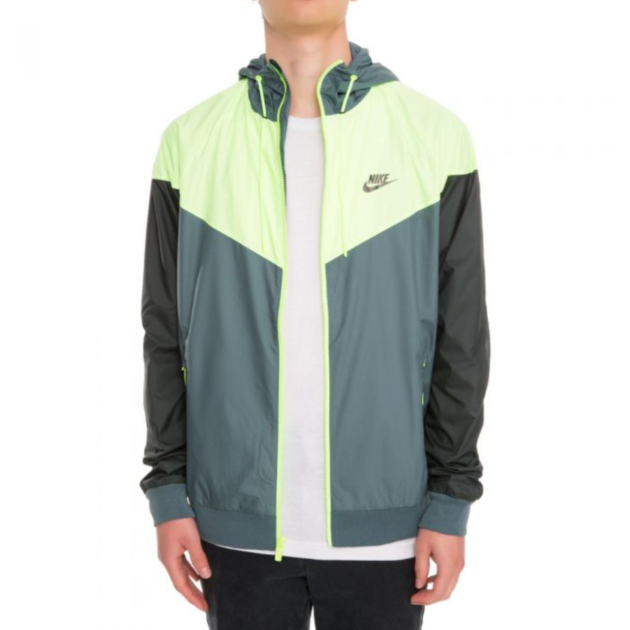 Lime green nike windbreaker online