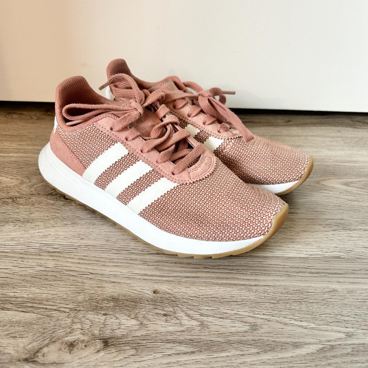 Pink mesh adidas trainers online