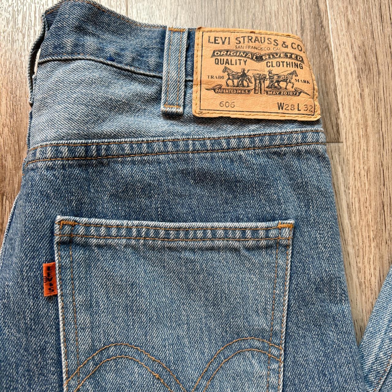 Levi's Vintage Clothing 1960 606 Orange Tab Big E...