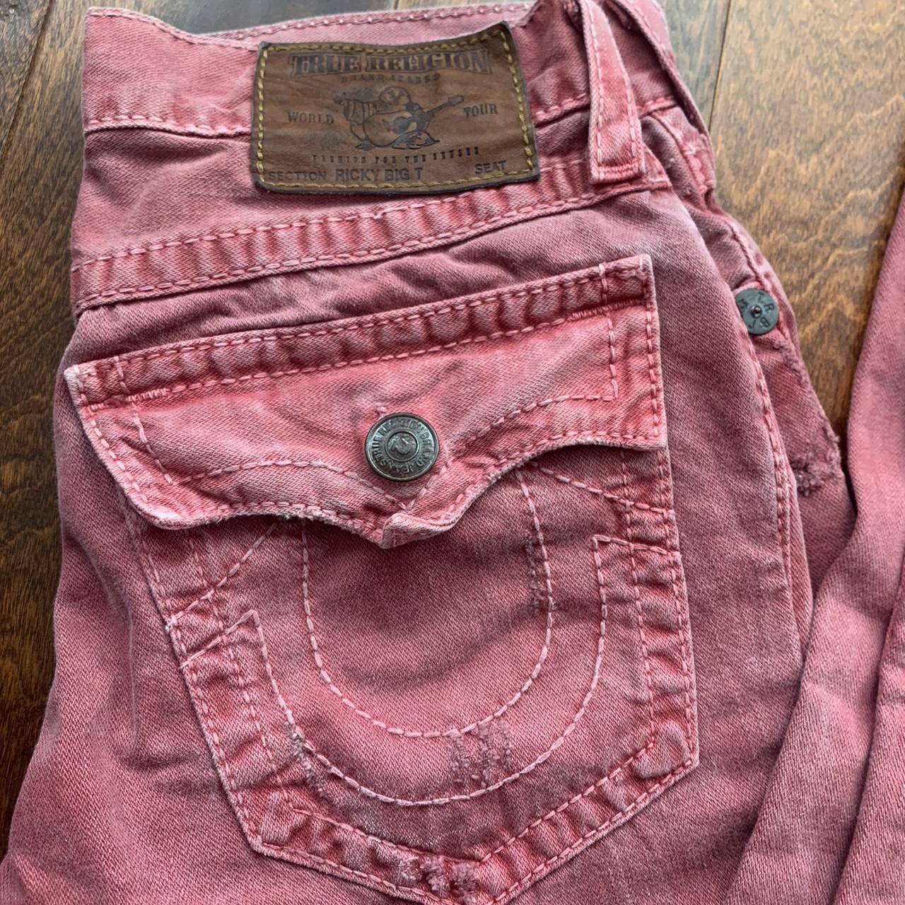 Red true religion jeans 🔥 They are in perfect... - Depop