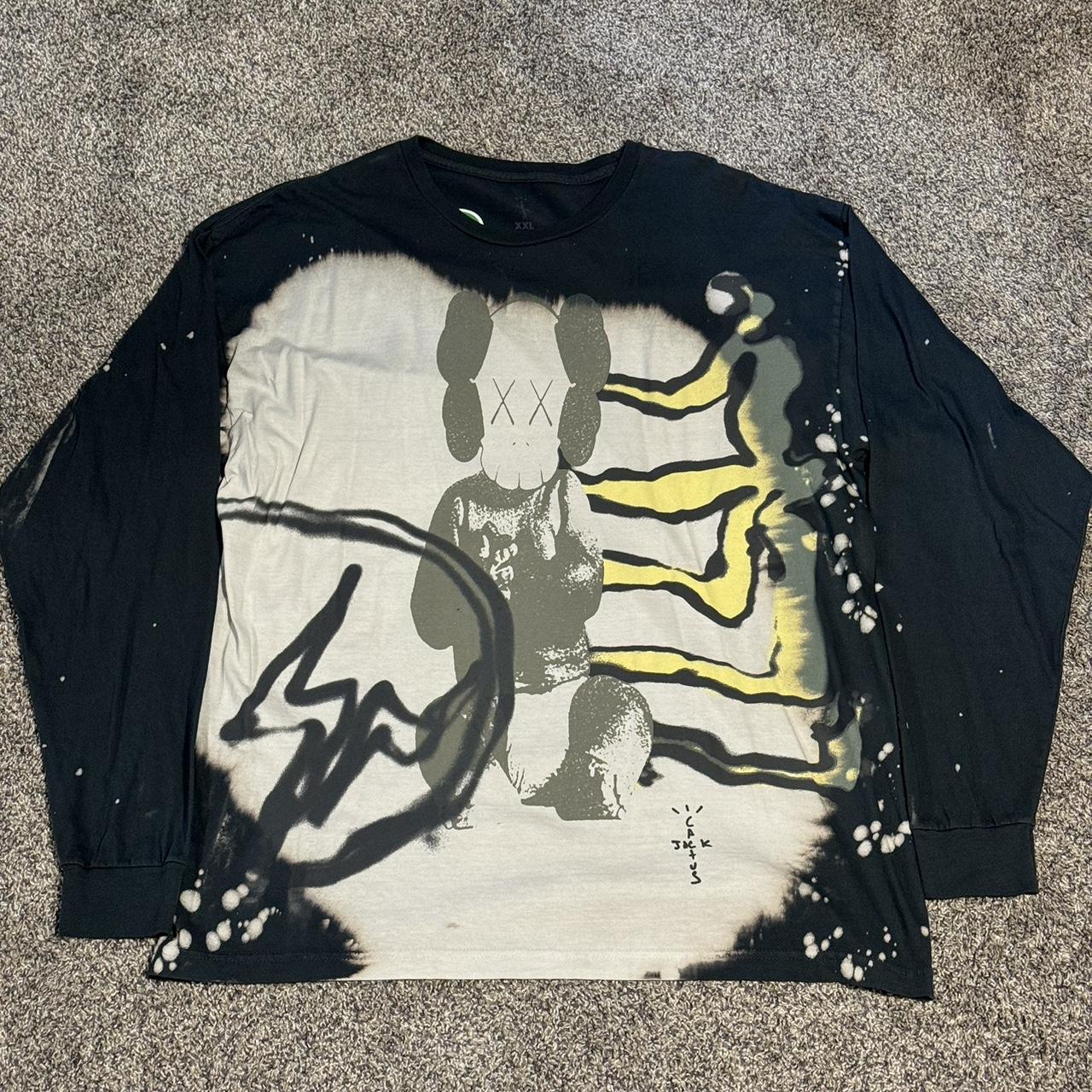 Cactus jack/Kaws long deals sleeve T-Shirt