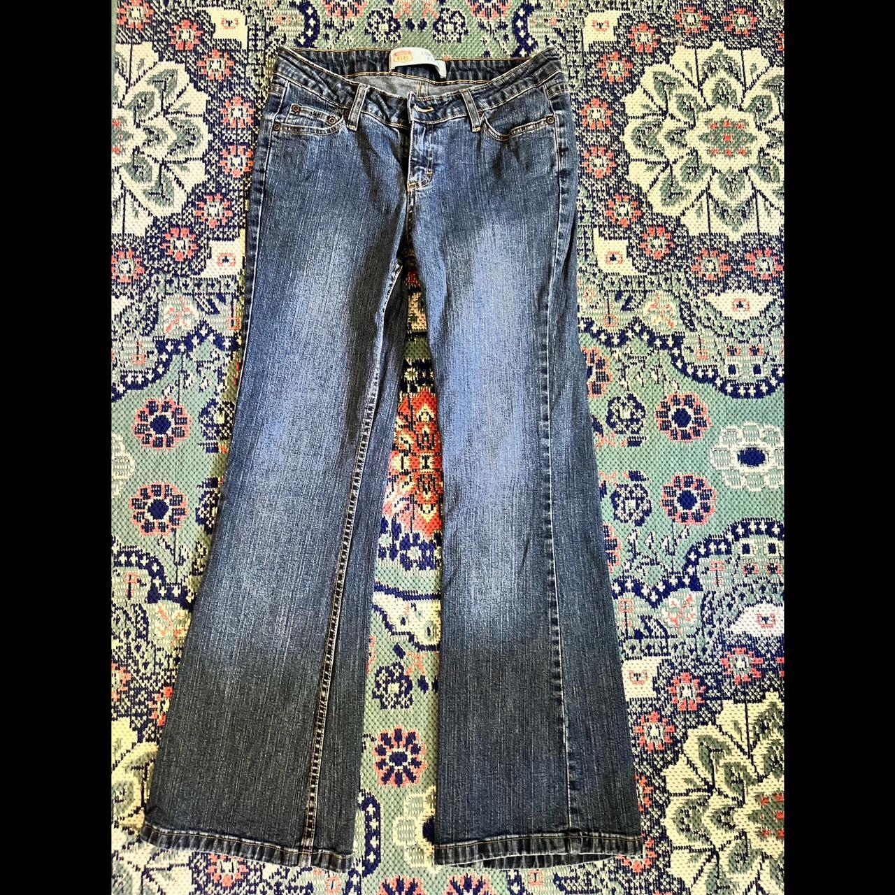Route 66 Women's Navy and Blue Jeans | Depop