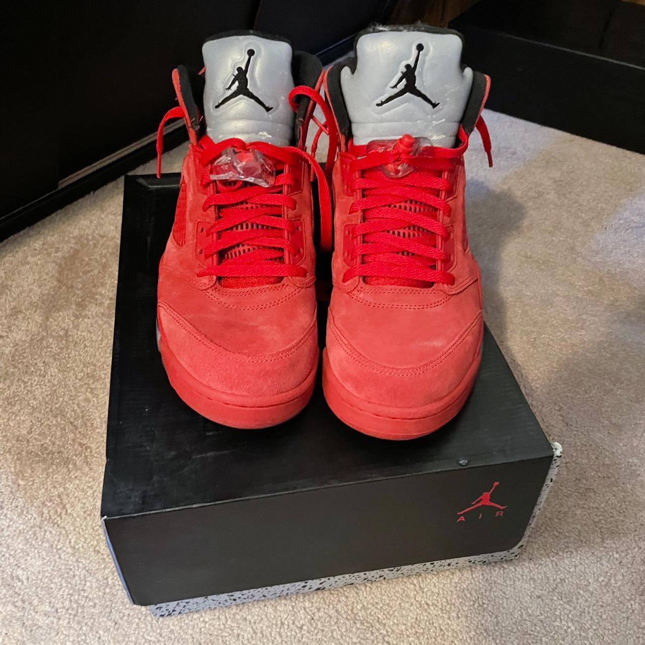 mens jordan red shoes