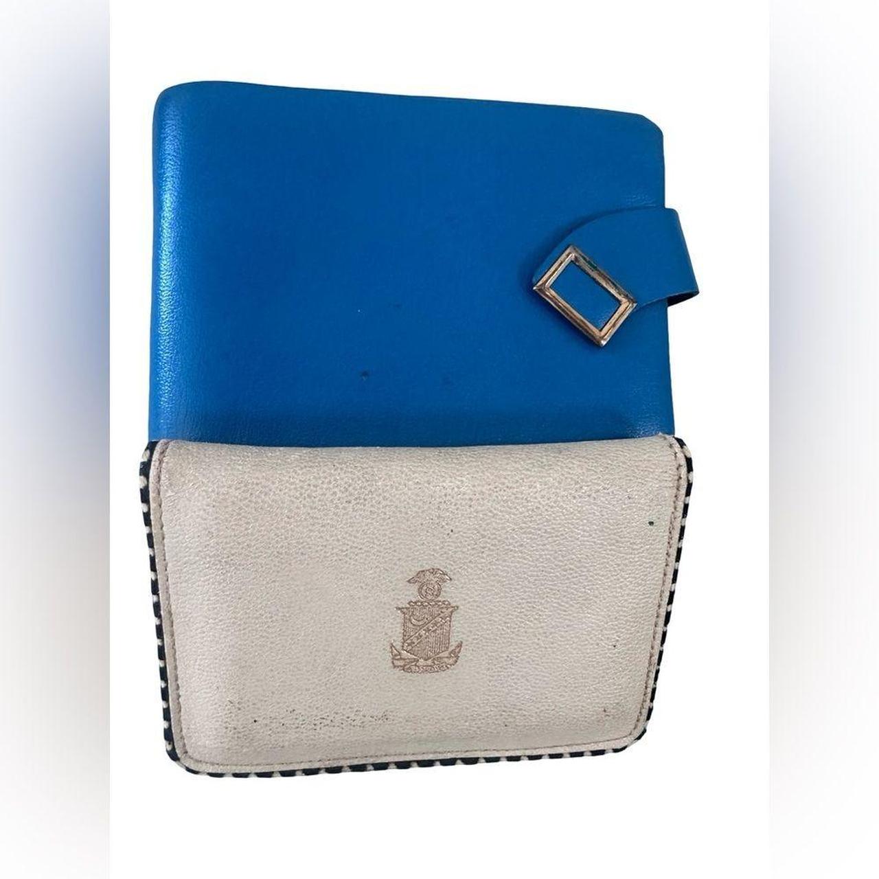 Source Unknown Men's Wallet - Blue/White – Vintag… - image 1