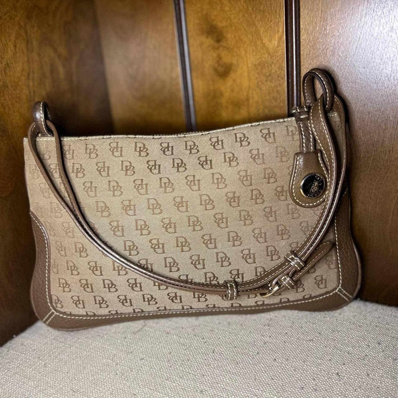 Dooney & Bourke Signature Vintage Brown Patterned - Depop