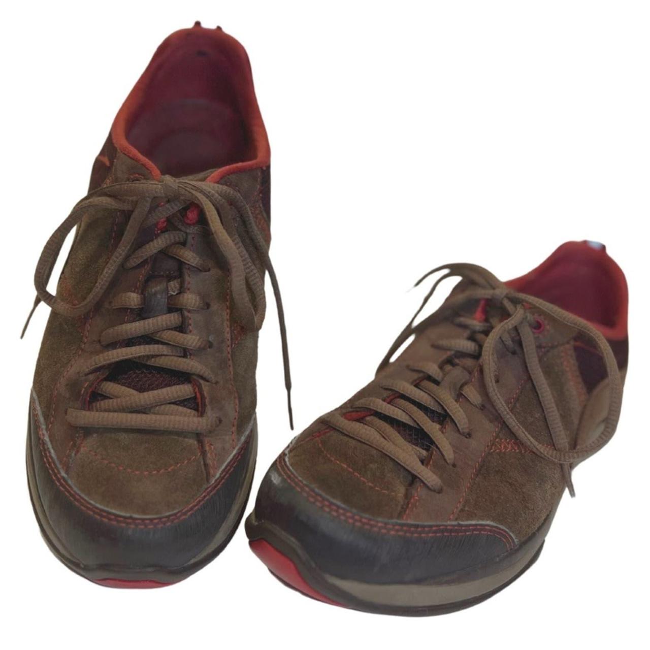 Brown leather Dansko Sabrina tennis shoes. In good. Depop