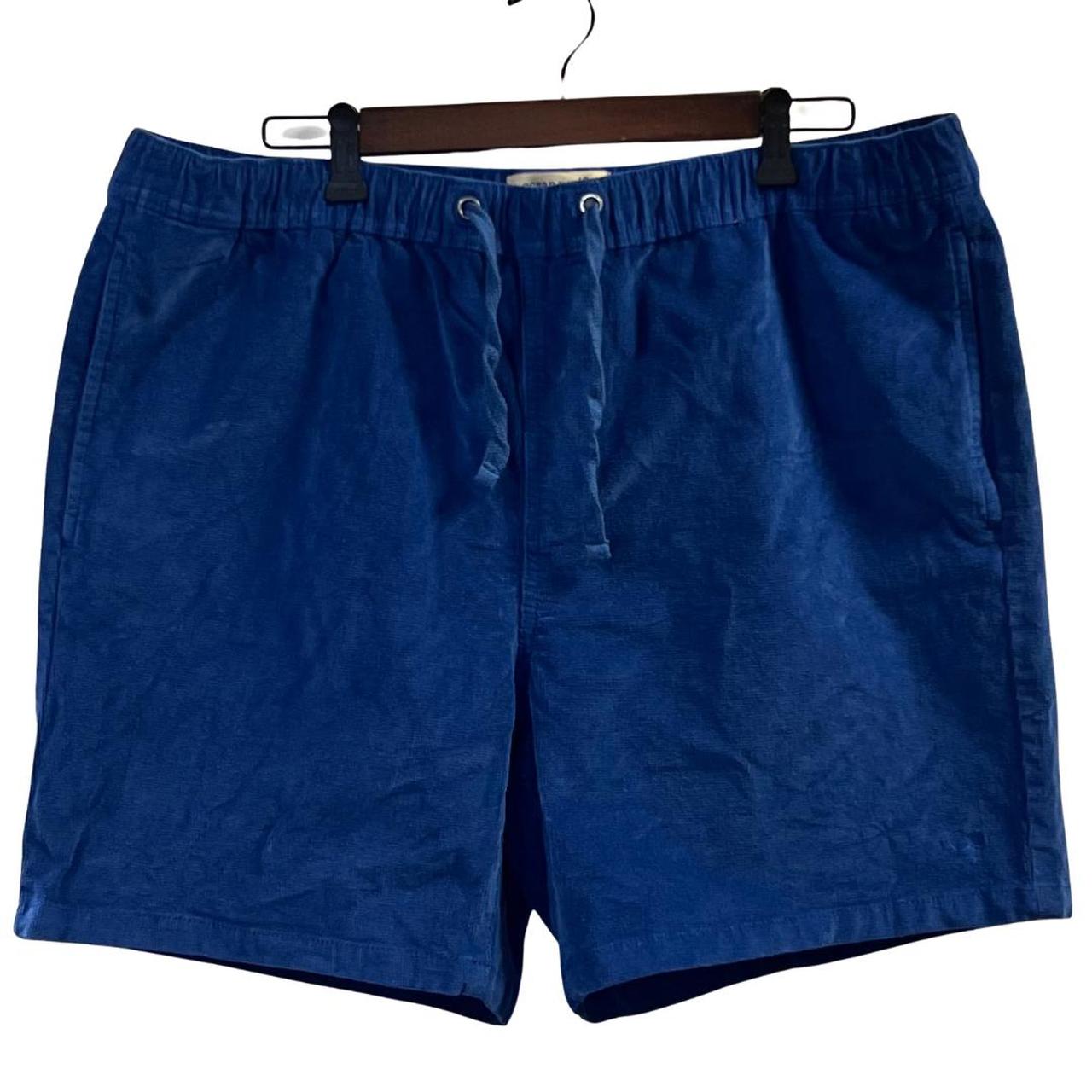 Retro Ocean Pacific men's blue corduroy shorts. In... Depop