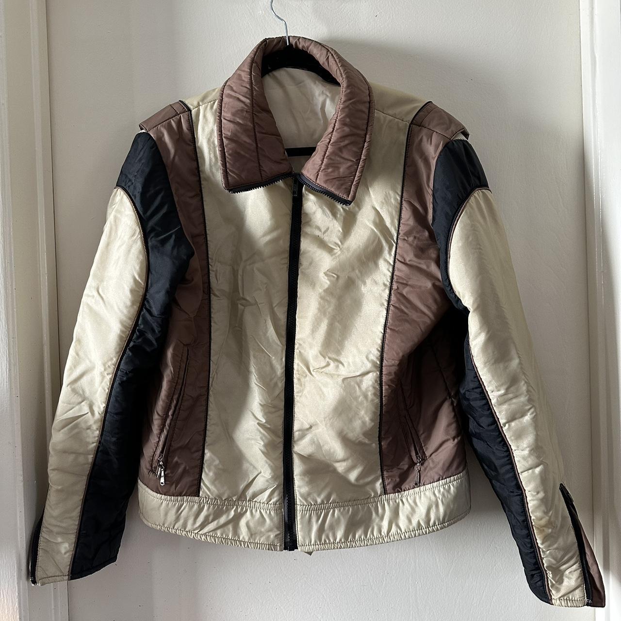 JCPenney Men's Tan and Brown Jacket Depop