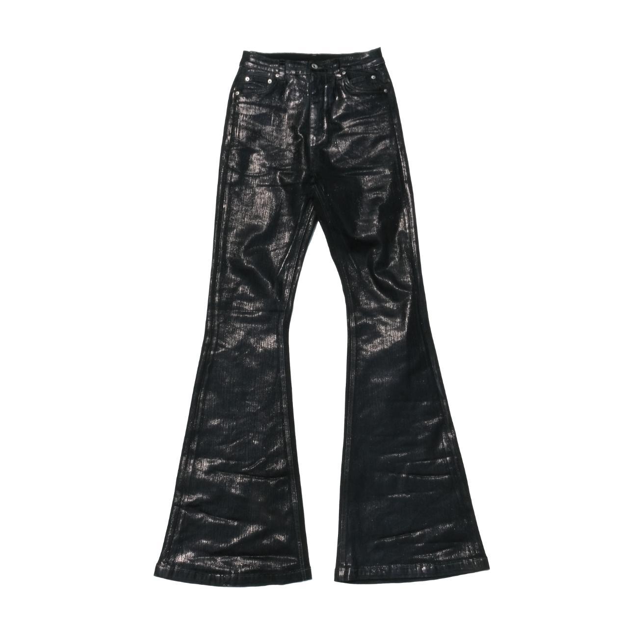 Rick Owens DRKSHDW Black Bias Bootcut Jeans