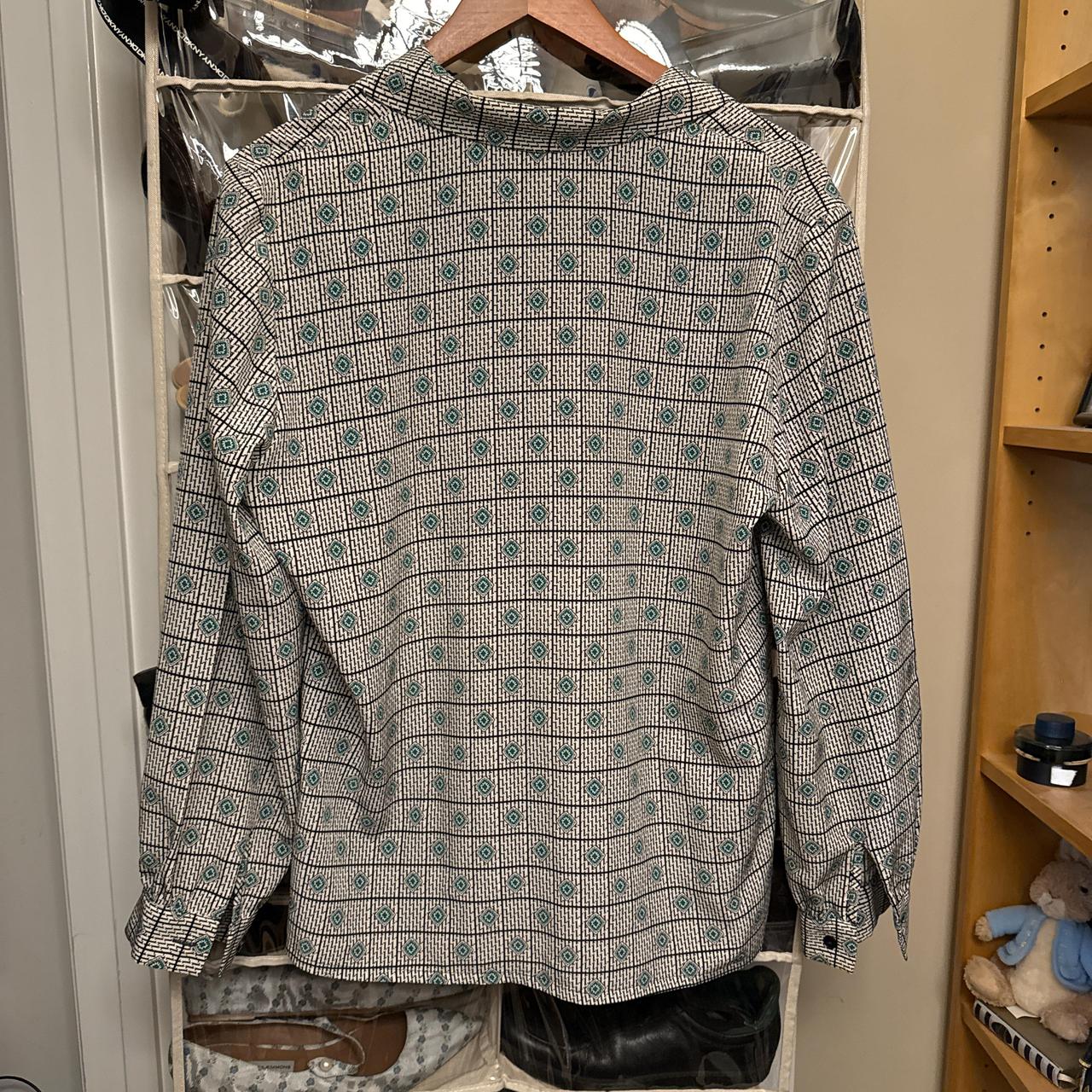 Pendleton Women's Blouse - Multi/Green - L – Vint… - image 2