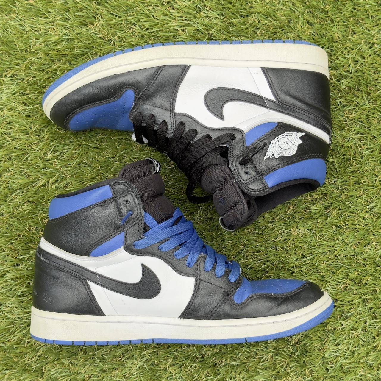 Nike Air Jordan Retro High OG Royal Toe Blue Depop