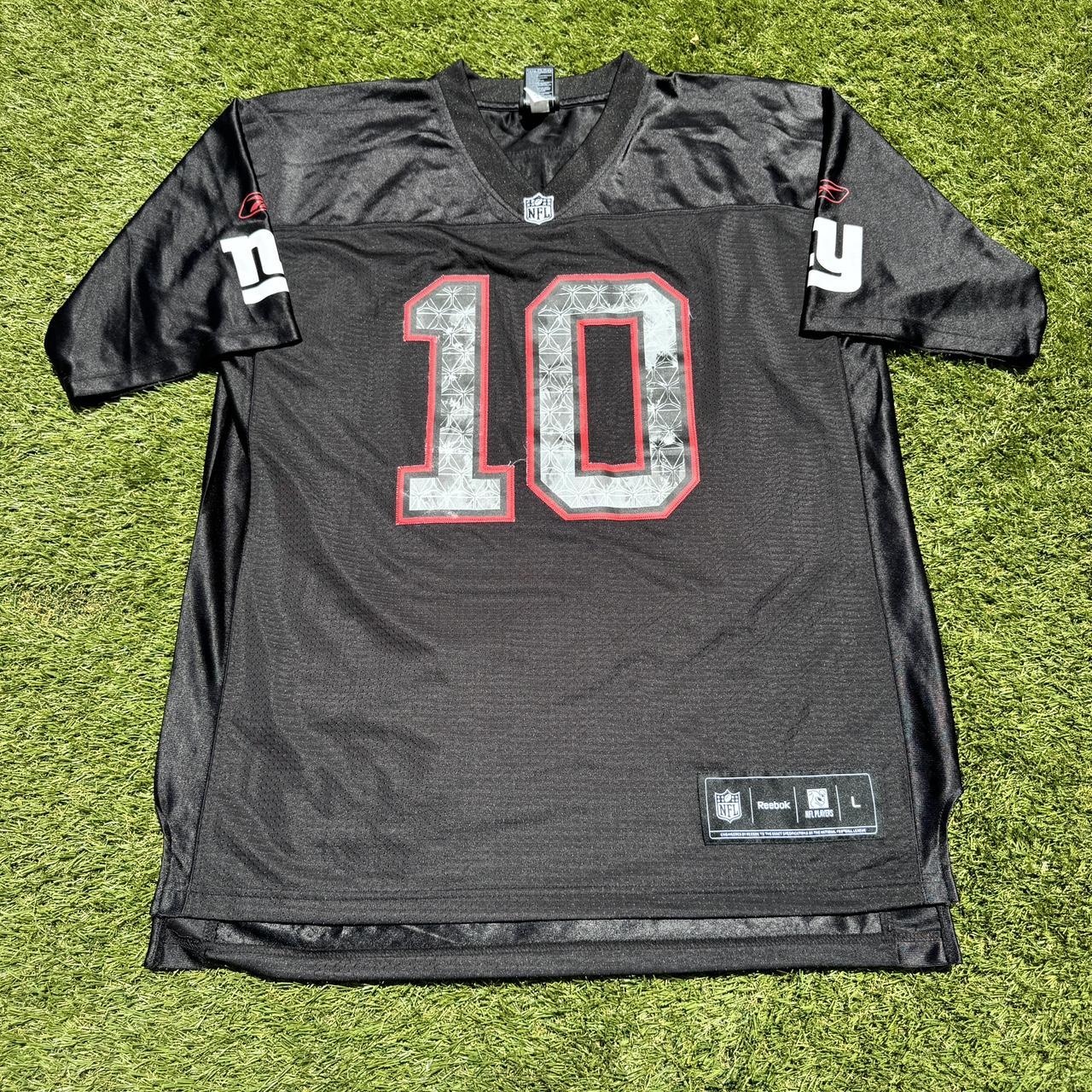 Eli Manning 10 New York Giants Reebok Black Team