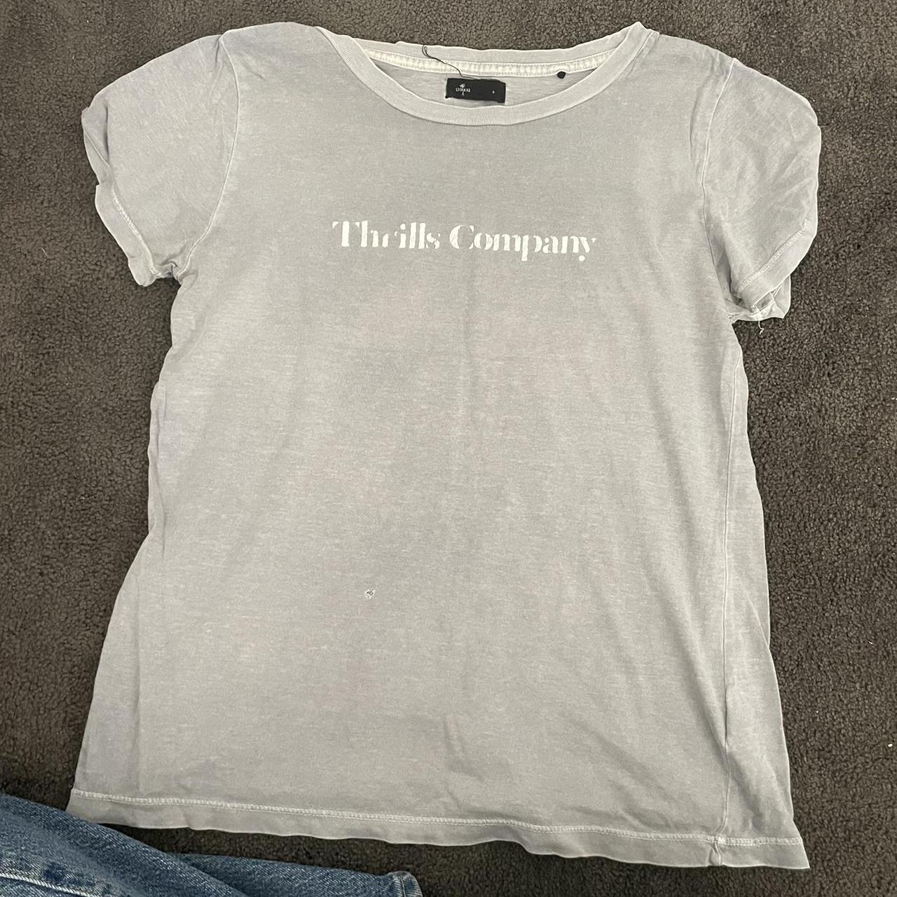 Thrills company basic tee. Only worn a couple times - Depop