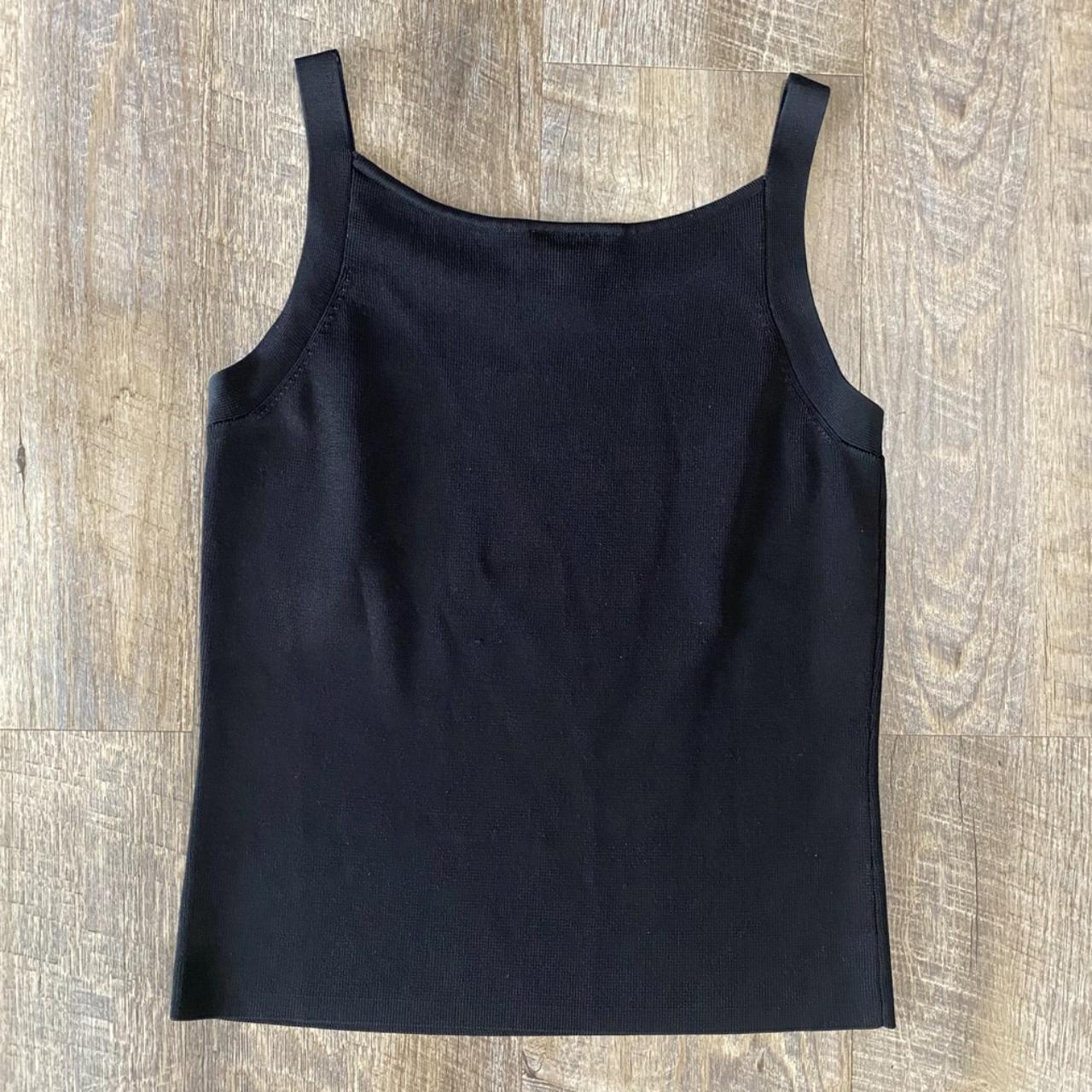 Talbots Women's Black Vest | Depop