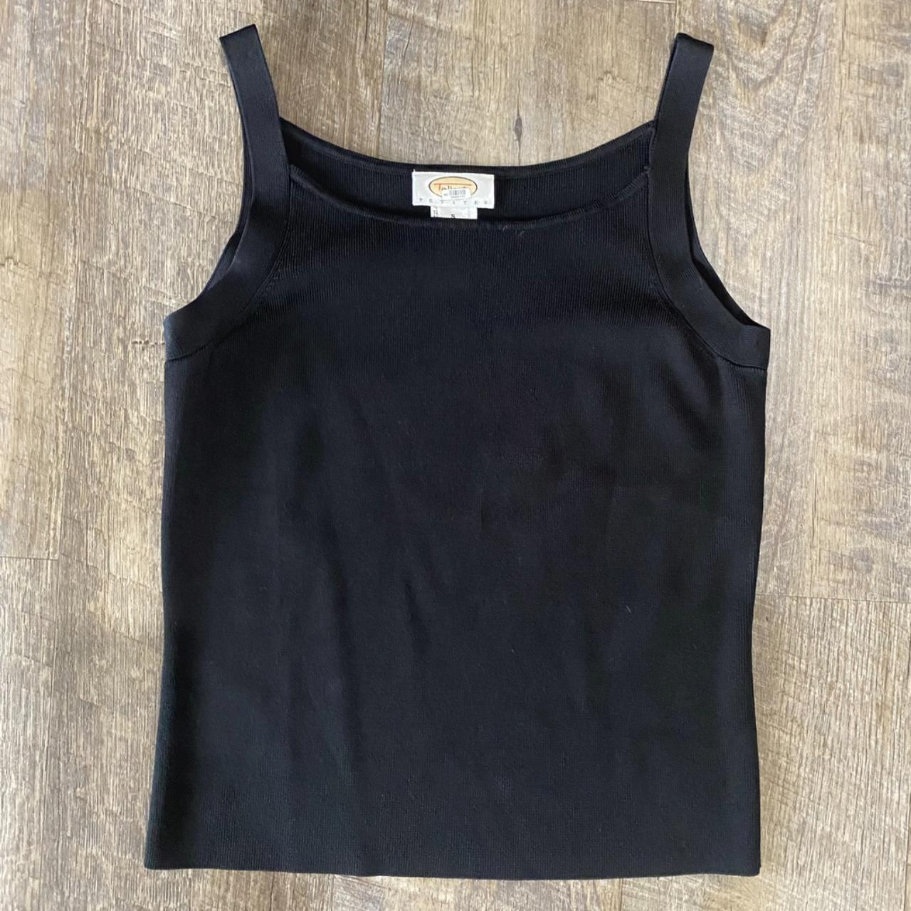 Talbots Women's Black Vest | Depop