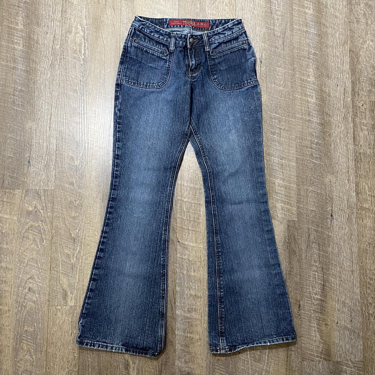 2000s Low Rise Flare Mudd Jeans ♡cute low rise... - Depop