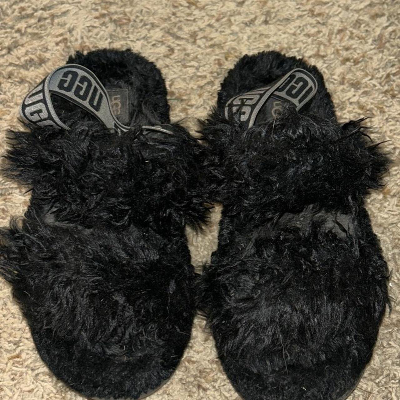 faux ugg slides